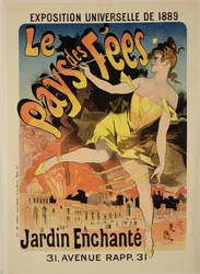 Reproduktion eines Plakats, das 